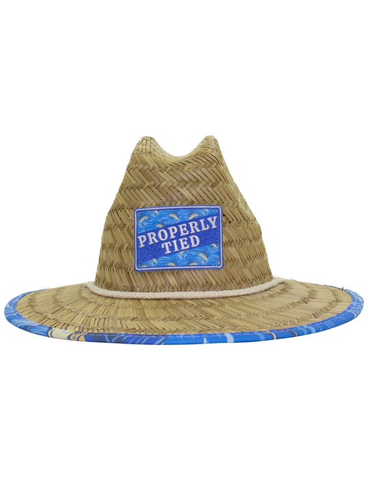 Cabo Straw Hat - Marlin Child Sunhat Properly Tied 