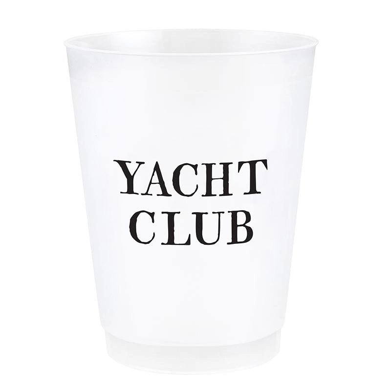 Yacht Club Frosted Cups