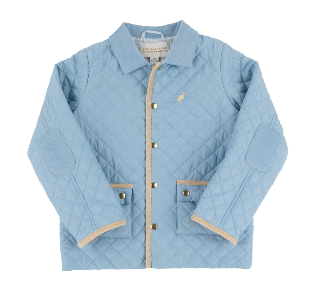 Caldwell Quilted Coat - Barrington Blue Girl Jacket Beaufort Bonnet 