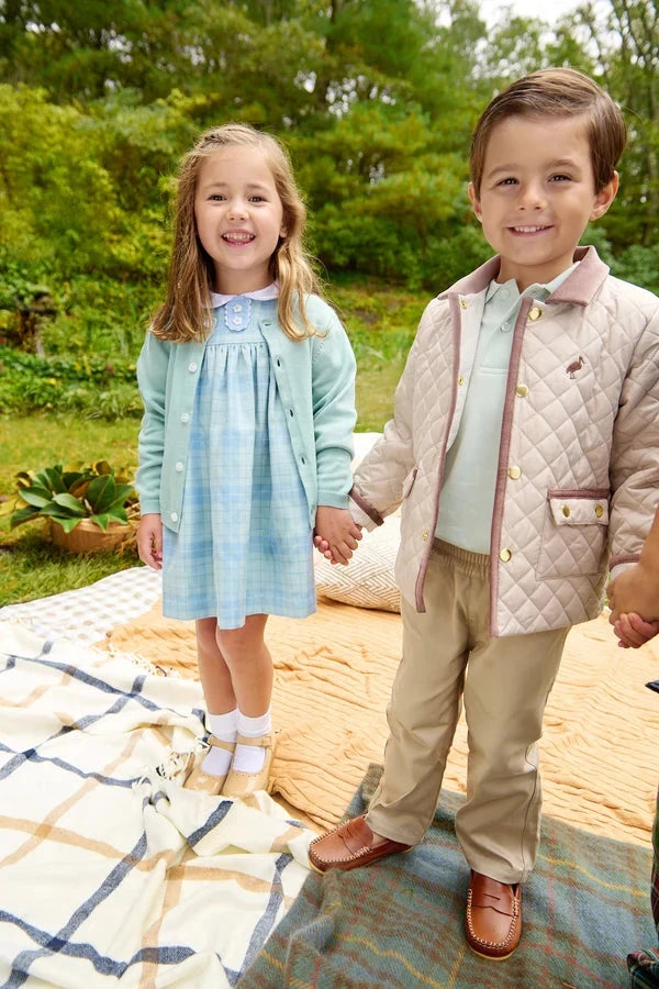 Caldwell Quilted Coat - KeeneLand Khaki Boy Jacket Beaufort Bonnet 