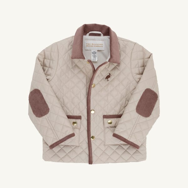Caldwell Quilted Coat - KeeneLand Khaki Boy Jacket Beaufort Bonnet 