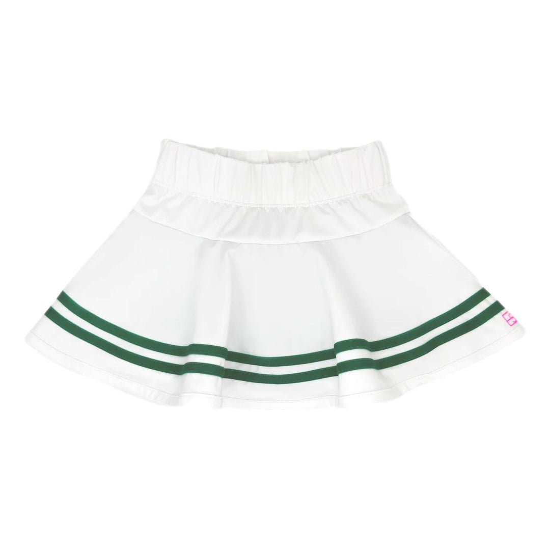 Callie Skort - Pure Coconut and Augusta Green Girl Skirt Set Athleisure 