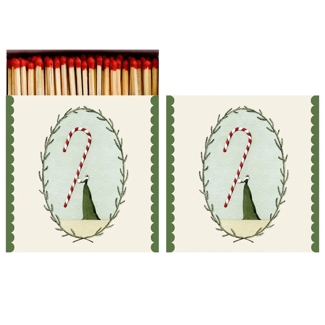 Candy Cane Frame Matches Matches Hester and Cook 