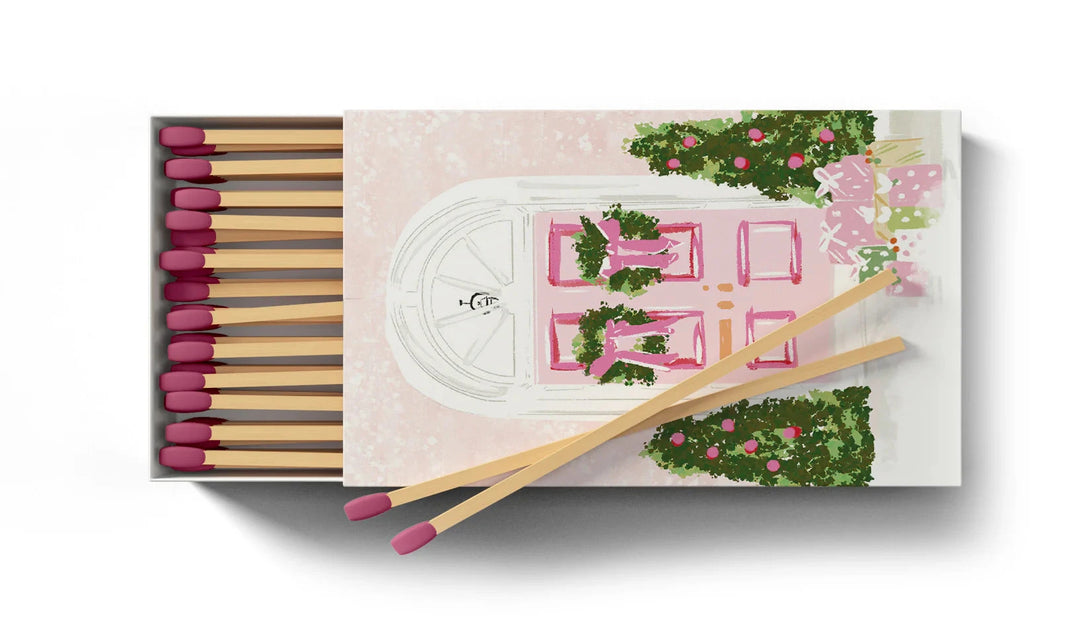 Candy Cane Lane Match Box Matches Annapolis Candles 