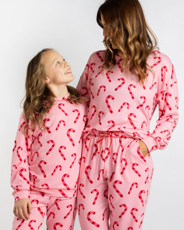 Candy Cane Wishes Lounge Set Womens Pajamas The Royal Standard 