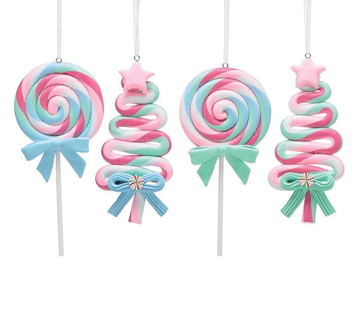 Candy Tree Sucker Clay Ornaments Ornament Burton and Burton 