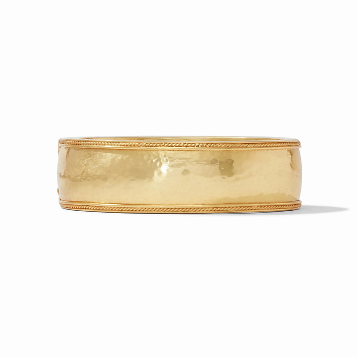 Cannes Statement Hinge Bangle - Gold Womens Bracelet Julie Vos 
