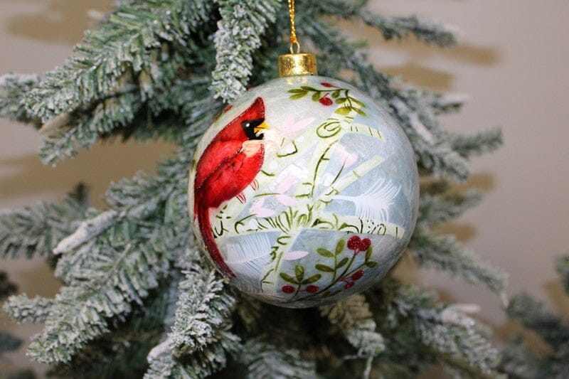 Capiz Cardinal Ornament Christmas Ornament Trade Cie 