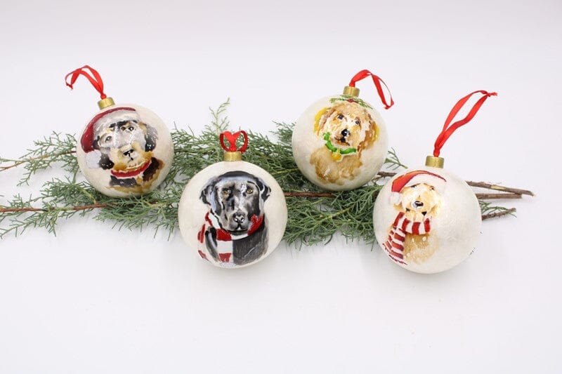 Capiz Dog Ornaments Christmas Ornament Trade Cie 