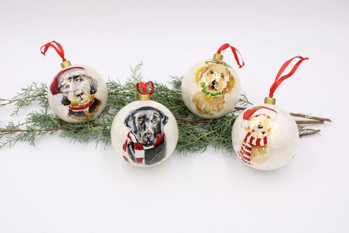 Capiz Dog Ornaments Christmas Ornament Trade Cie 