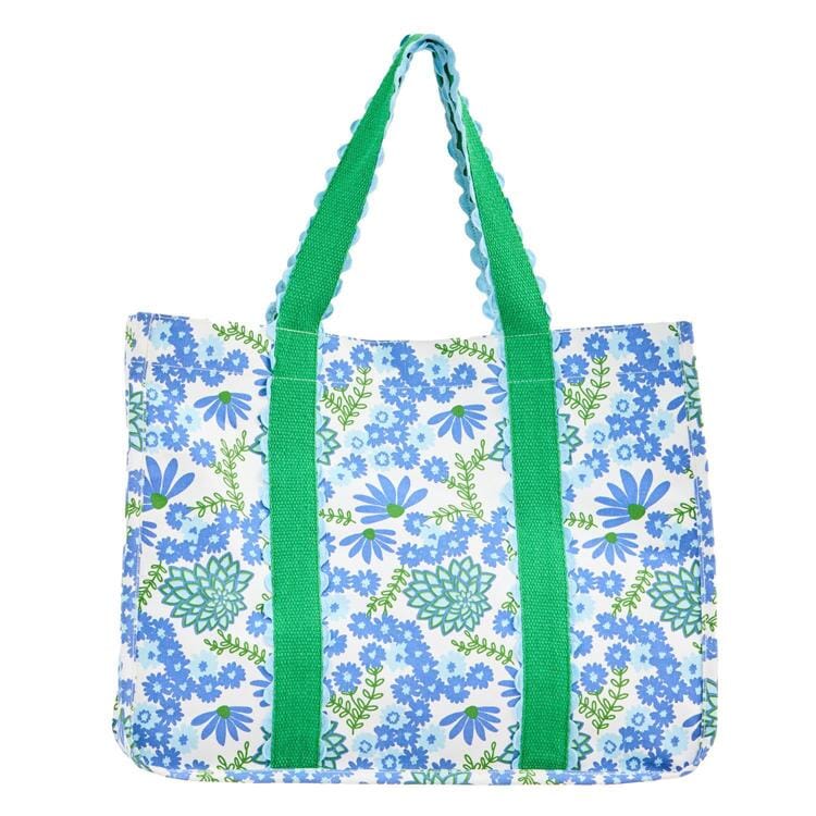 Capri Carryall Daisy Chain White Tote Mary Square 