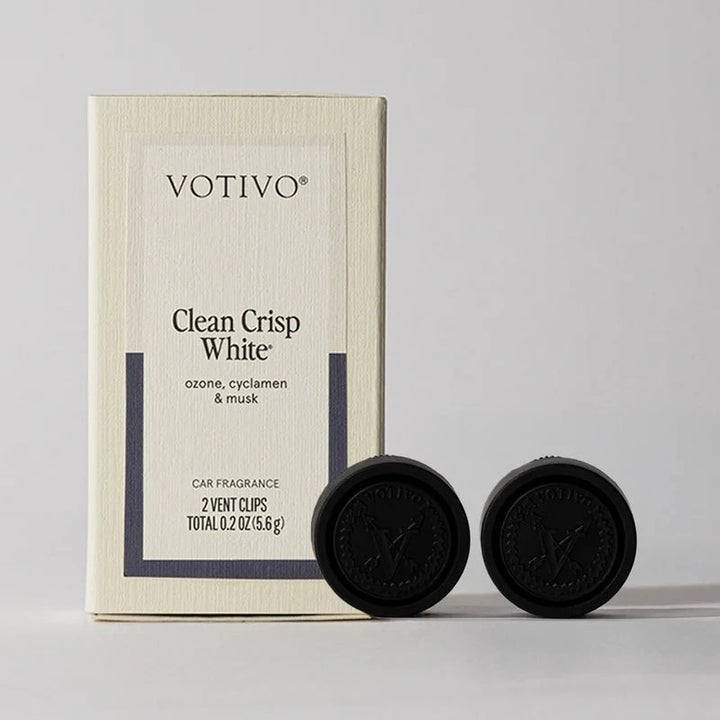 Car Fragrance Pack - Clean Crisp White Car Fragrance Votivo 