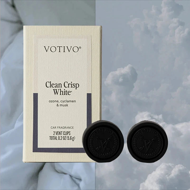 Car Fragrance Pack - Clean Crisp White Car Fragrance Votivo 