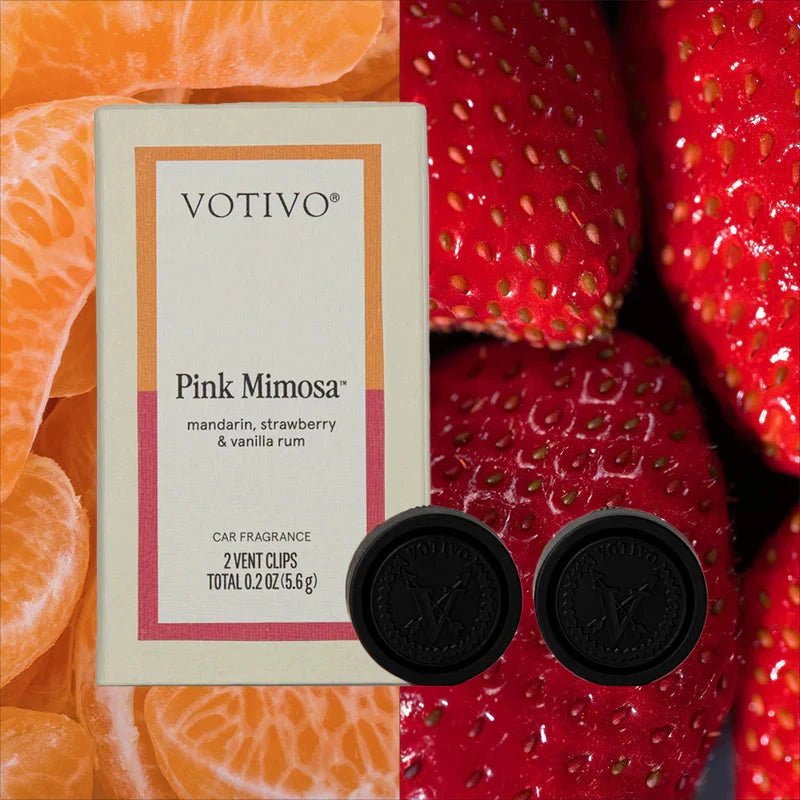 Car Fragrance Pack - Pink Mimosa Car Fragrance Votivo 
