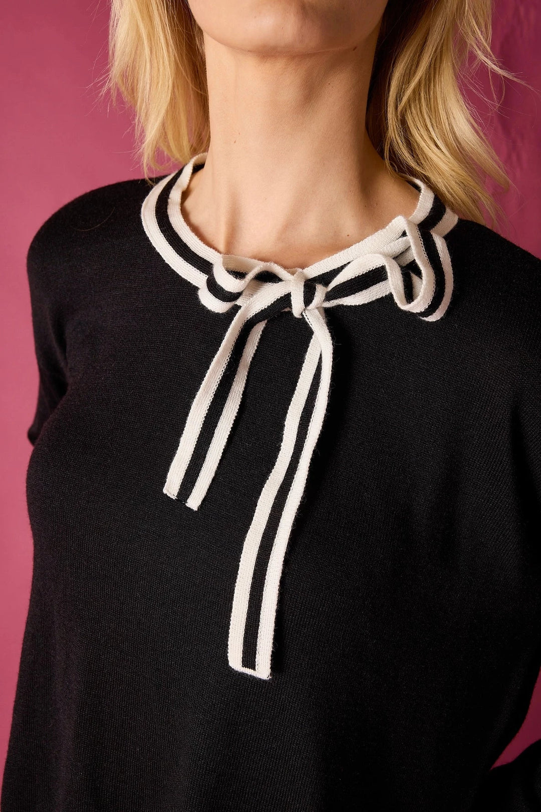 Cardiff Bow Tie Sweater Womens Sweater MerSea 