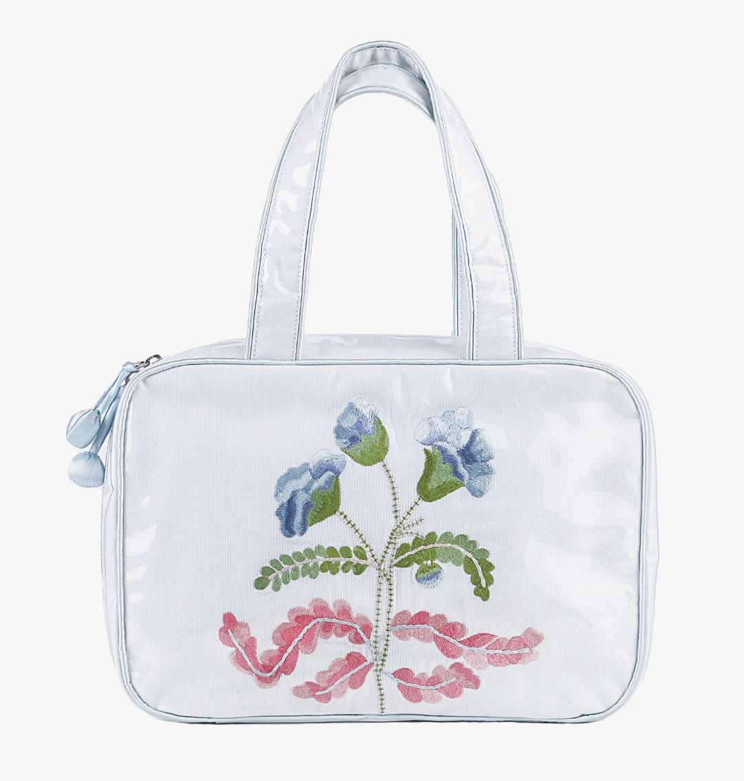 Carnation Hanging Cosmetic Bag - Blue Cosmetic/Accessories Bags Lenora 