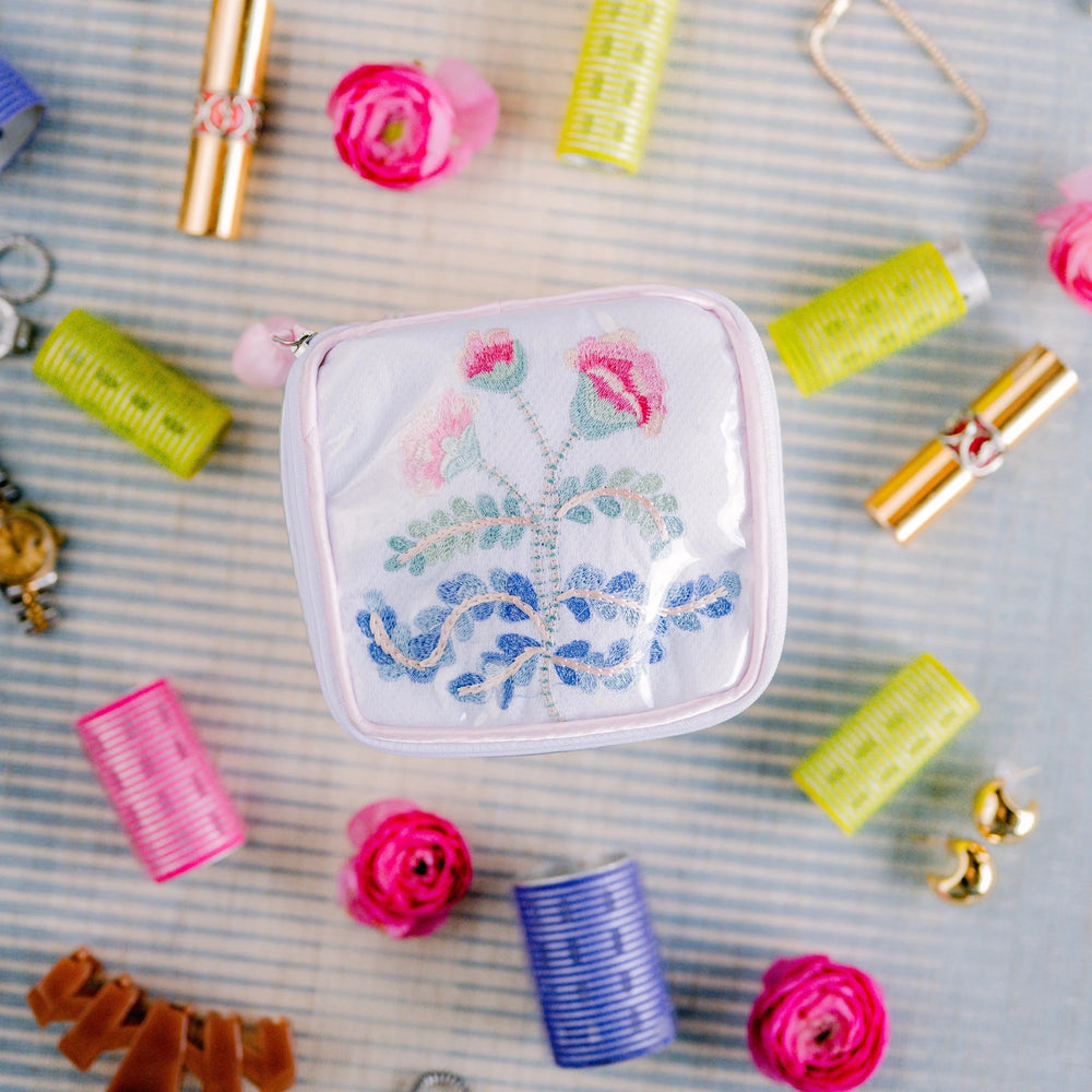 Carnation Jewelry Box- Pink Cosmetic/Accessories Bags Lenora 