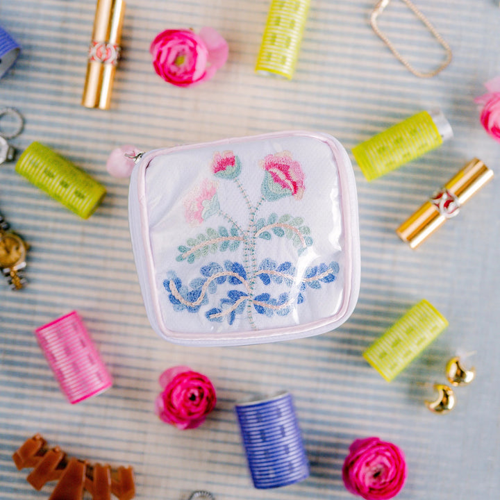 Carnation Jewelry Box- Pink Cosmetic/Accessories Bags Lenora 