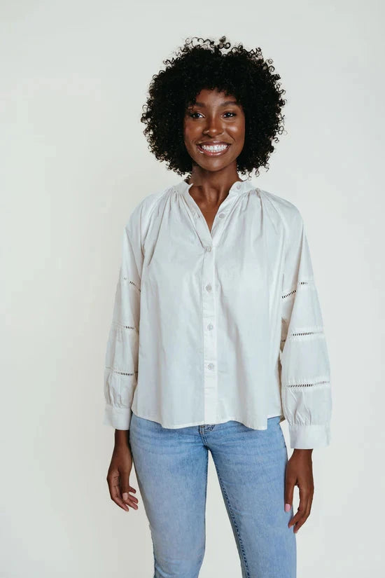 Carrie Top - Bone Womens Shirt LaRoque 