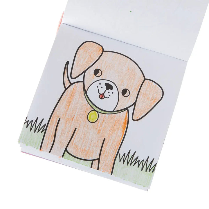 Carry Along Crayons and Coloring Book - Pet Pals Coloring Supplies Ooly 