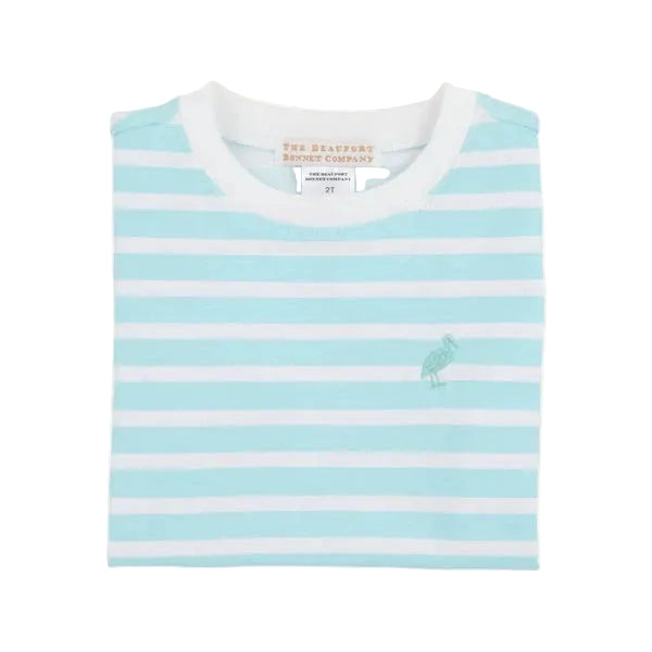Carter Crewneck - Edisto Egg Blue Stripe Boy Shirt Beaufort Bonnet 