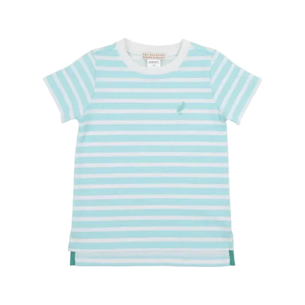 Carter Crewneck - Edisto Egg Blue Stripe Boy Shirt Beaufort Bonnet 