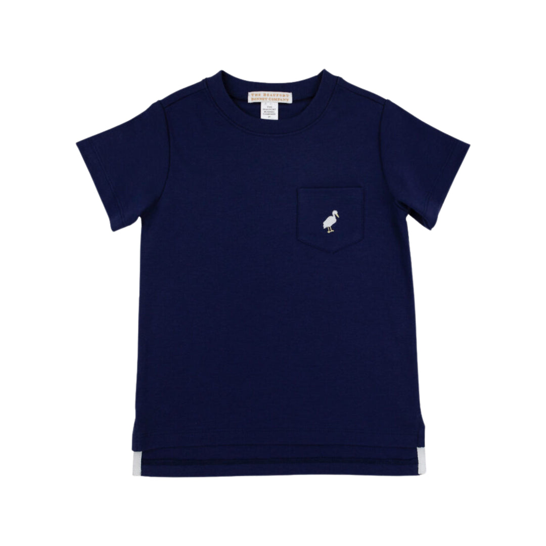 Carter Crewneck - Nantucket Navy Boy Shirt Beaufort Bonnet 