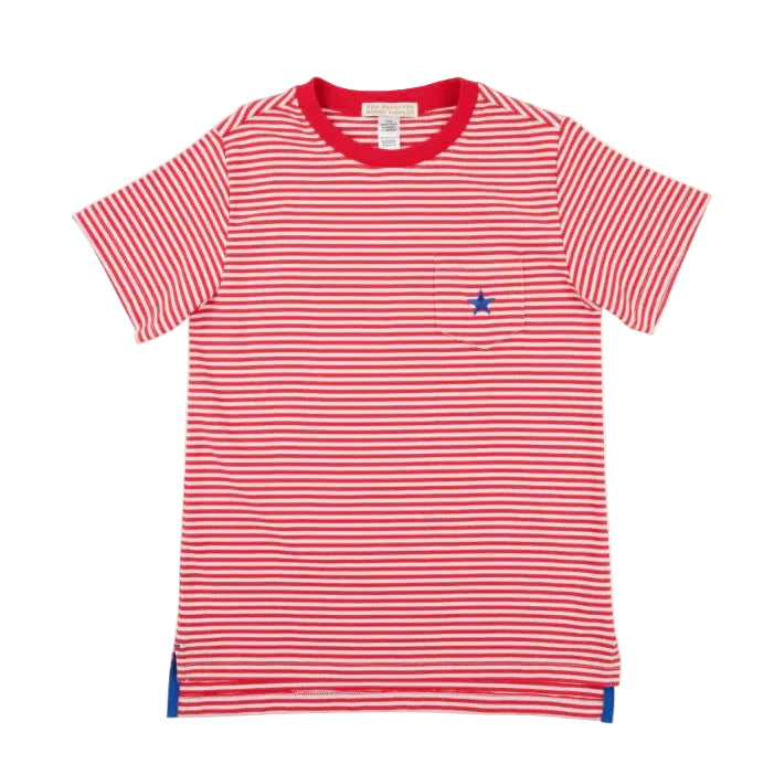 Carter Crewneck - Richmond Red Stripe/Rockefeller Royal Star Boy Shirt Beaufort Bonnet 
