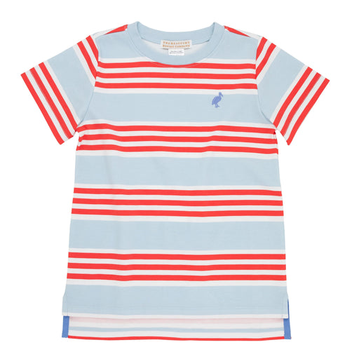 Carter Crewneck - Saddle Ridge Stripe Boy Shirt Beaufort Bonnet 