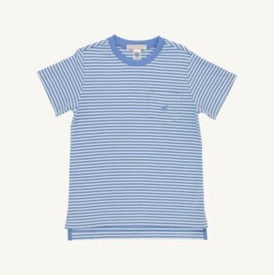Carter Crewneck - Sunrise Blvd Blue Stripe Boy Shirt Beaufort Bonnet 