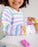 Cassidy Comfy Crewneck - Wellington Wiggle Stripe Girl Sweater Beaufort Bonnet 