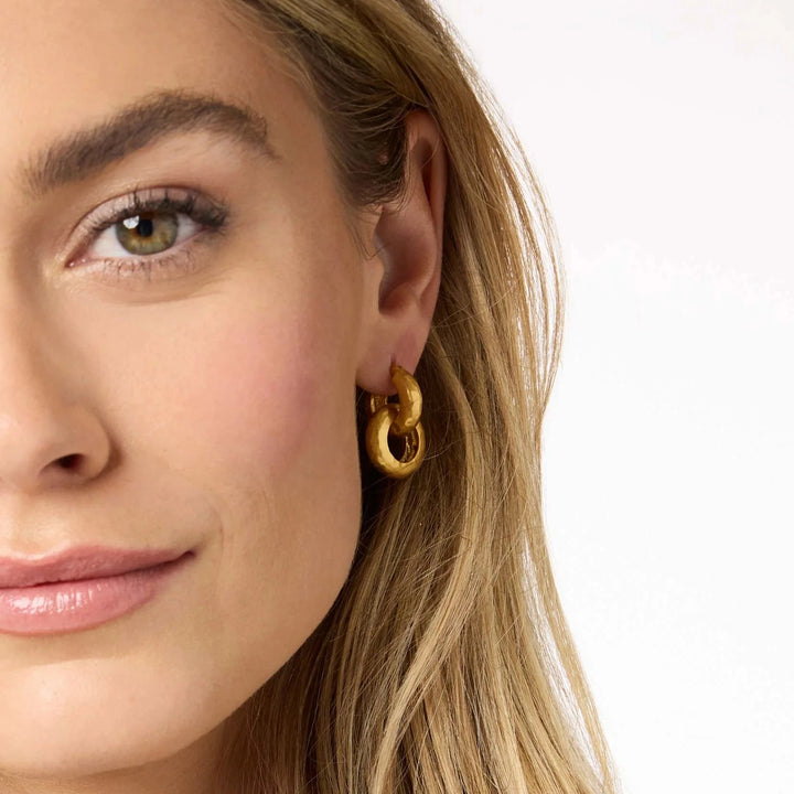Catalina 2-in-1 Earrings - Gold Womens Earrings Julie Vos 