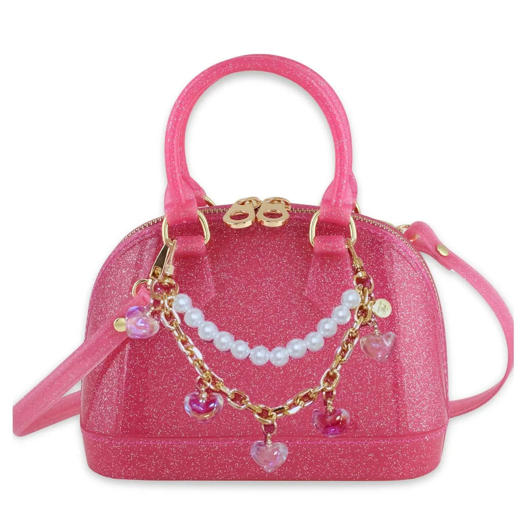 Cate Hot Pink Sparkle Purse - Tickled Pink Girl Purse Carrying Kind 