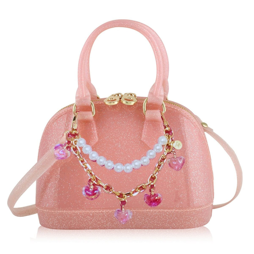 Cate Light Pink Sparkle Purse - Tickled Pink Girl Purse Carrying Kind 
