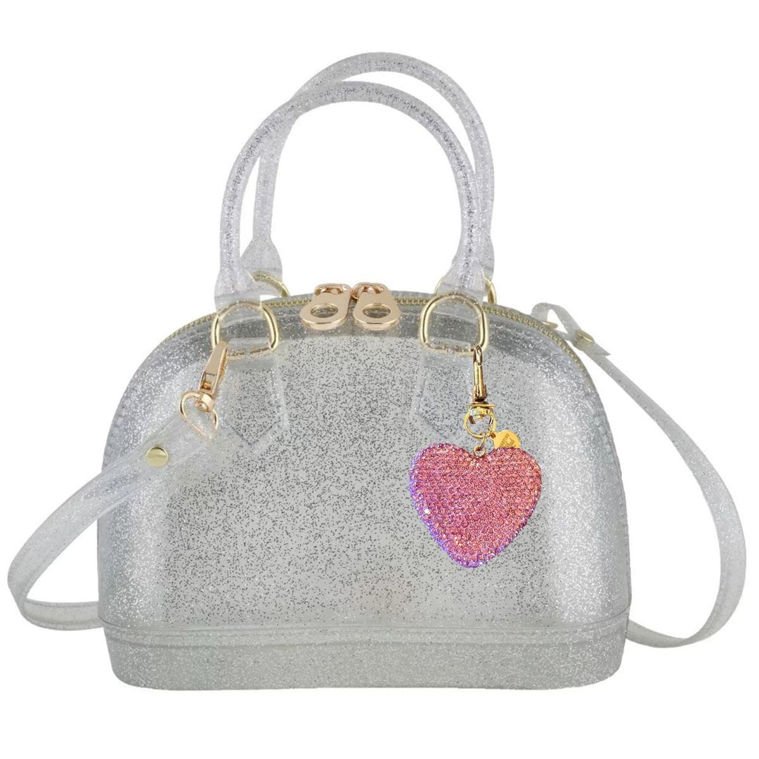 Cate Silver Purse - Pink Follow Your Heart Edition Girl Purse Carrying Kind 
