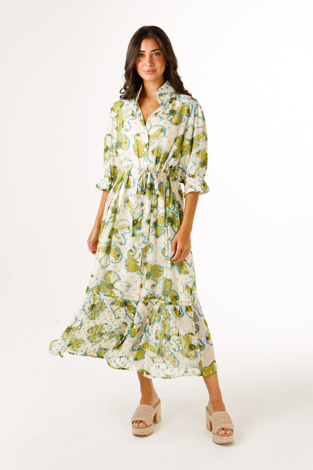 Catherine Dress - Dainty Dogwood Womens Dress Holly Shae Design 