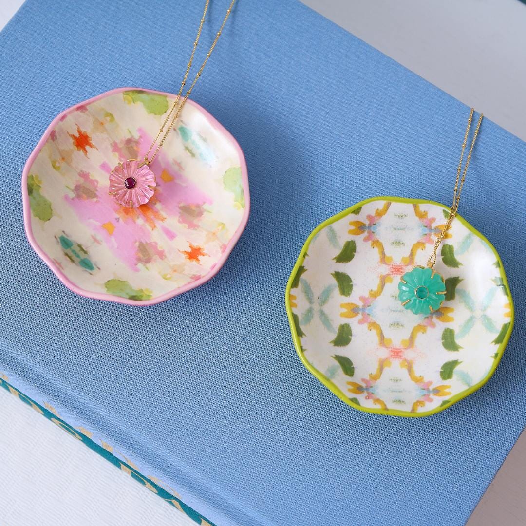 Ceramic Ring Dish - Giverny Ring Dish Laura Park Design 