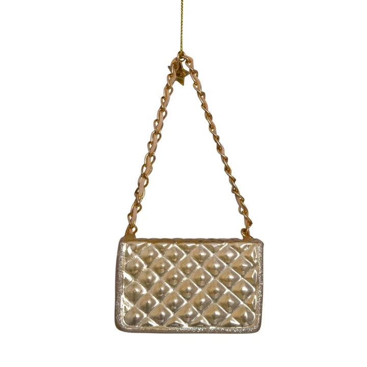 Champagne Fashion Bag Ornament Christmas Ornament Vondels 