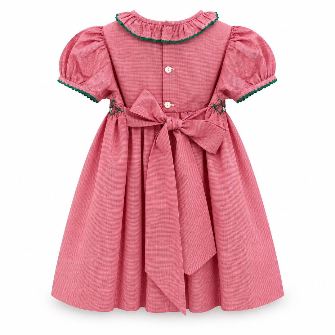 Channing Dress - Christmas Bows Girl Dress Remember Nguyen - Phoenix and Ren 