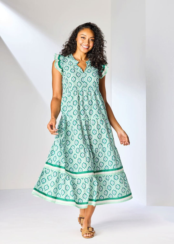 Chapman Maxi Dress - Green Womens Dress MudPie 