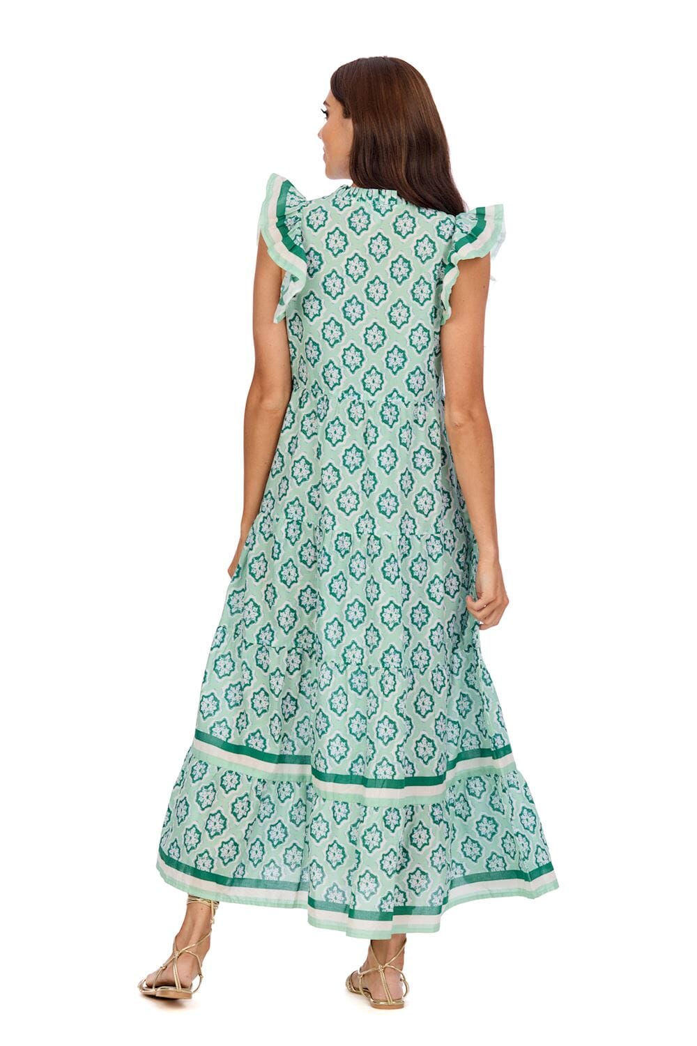 Chapman Maxi Dress - Green Womens Dress MudPie 
