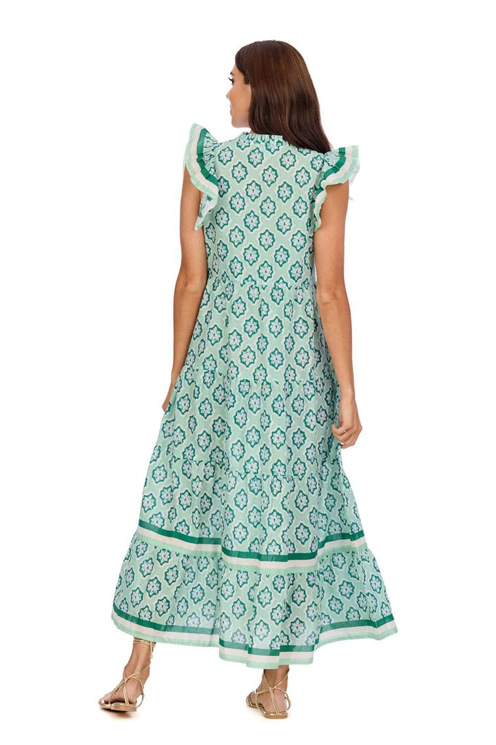 Chapman Maxi Dress - Green Womens Dress MudPie 