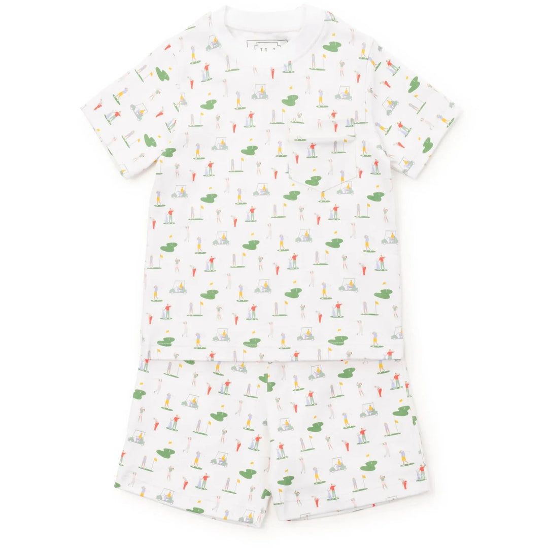 Charles Boys Short Set - Golf Life Boy Pajamas Lila & Hayes 
