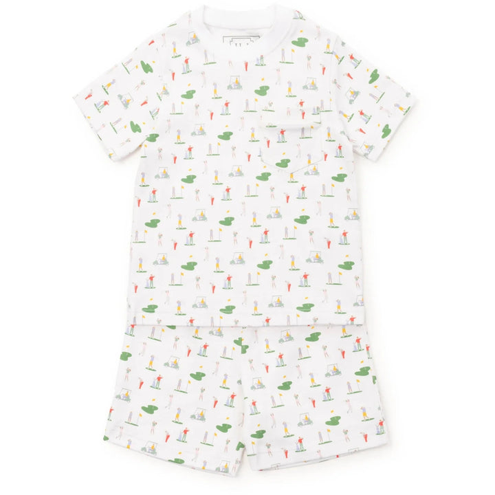 Charles Boys Short Set - Golf Life Boy Pajamas Lila & Hayes 