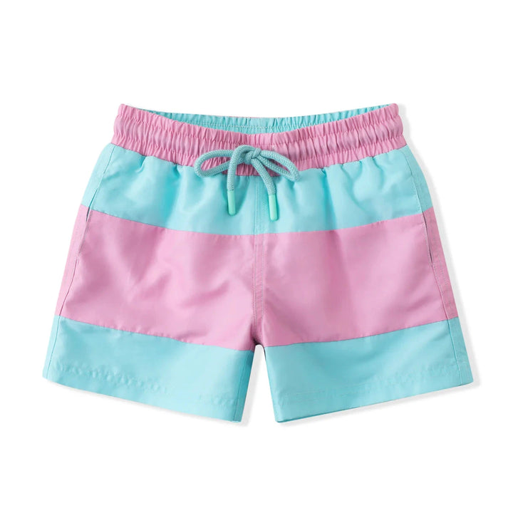 Charleston Colorblock Swim Trunks Boy Bathing Suit Swoon Baby 