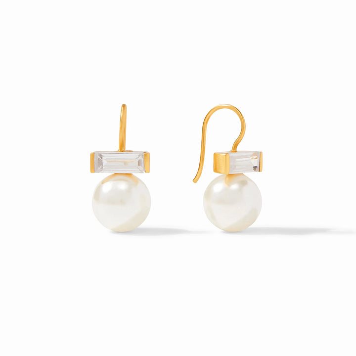 Charlotte Earrings - Pearl Womens Earrings Julie Vos 