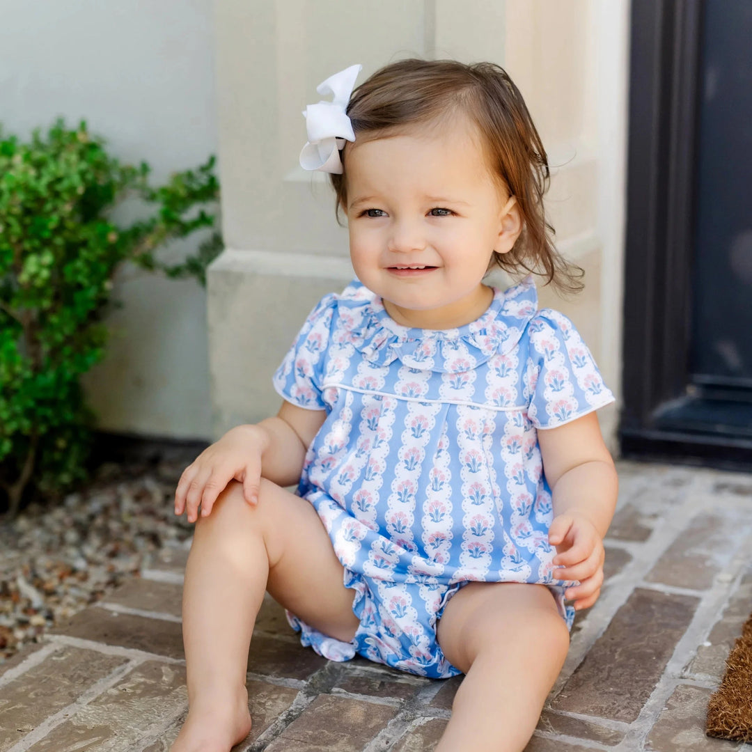 Charlotte Girls' Bubble - Harvest Ribbon Floral Girl Bubble Lila & Hayes 