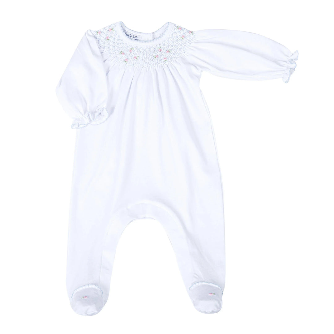 Charlotte's Classics Bishop Footie Girl Footie Magnolia Baby 