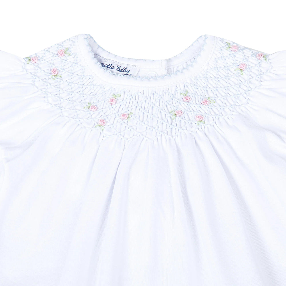 Charlotte's Classics Bishop Footie Girl Footie Magnolia Baby 