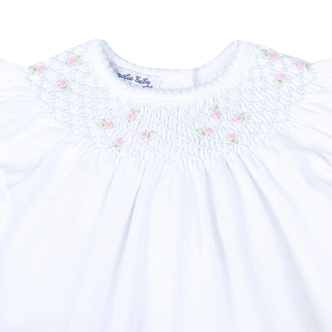 Charlotte's Classics Bishop Footie Girl Footie Magnolia Baby 